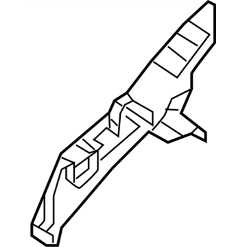 Nissan F4181-9PBMA Reinforcement-Hoodledge,LH