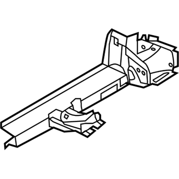 Nissan 76420-1JA0A Sill Assy-Rear,RH