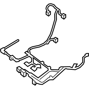 Nissan 87069-4RA0A Harness-Front Seat,LH