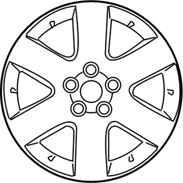 Nissan 40300-5Z200 Wheel-Aluminum