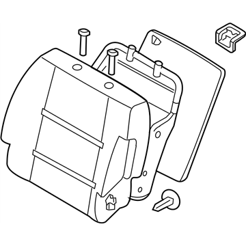 Nissan 87600-9FR2A Back-Seat RH