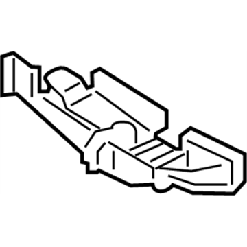 Nissan 75940-1KA0A Bracket Front Suspension Mounting, RH