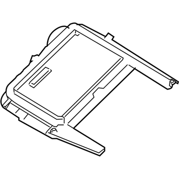 Nissan 91675-7Y001 Rail Assy-Sunroof Shade,2ND