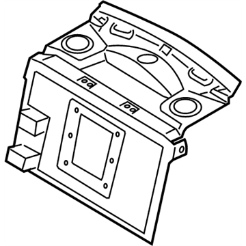 Nissan 84910-JF20A Finisher Assy-Trunk,Front