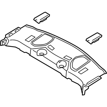 Nissan 79910-JF24A Finisher-Rear Parcel Shelf