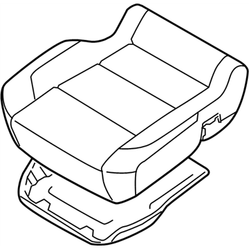 Nissan 87300-ZE30A Cushion Assembly - Front Seat