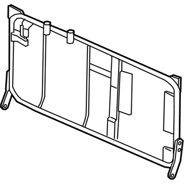 Nissan 88652-8S500 Frame Assembly-Rear Seat Back,RH