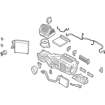 Nissan 27110-EZ42B Heating Unit-Front