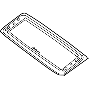 Nissan 91306-7S210 Rail Complete-SUNROOF