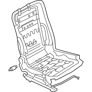 Nissan 87105-3YW1A Frame & Adjuster Assy-Front Seat,RH