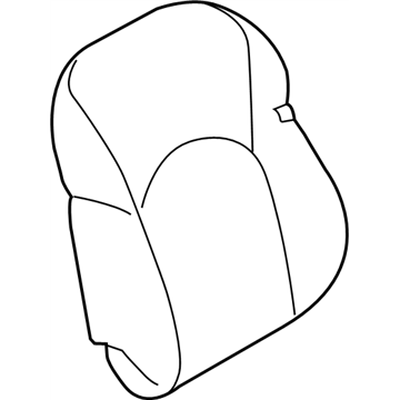 Nissan 87621-1KA3A Trim Assembly - Front Seat Back