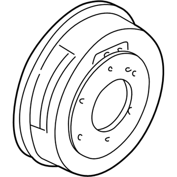 Nissan Xterra Brake Drum - 44000-7Z000