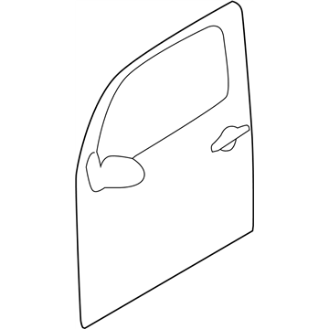 Nissan H0152-1FAMA Panel - Front Door, Outer RH