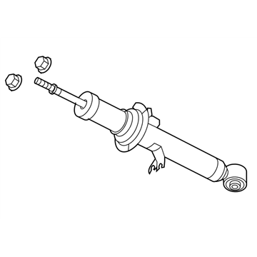 Nissan E6111-6GA0A Shock Absorber Kit-Front