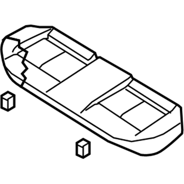 Nissan 88300-9N01C Cushion Assy-Rear Seat