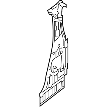 Nissan G6530-ZX5MA Pillar Assembly Lock Inner RH