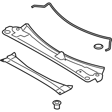 Nissan 66315-1AA0C Extension-Cowl Top