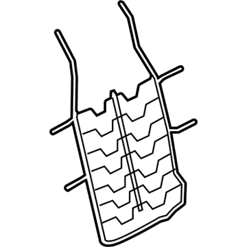 Nissan 87619-1PA0A Mat Assy-Air Lumbar Seat