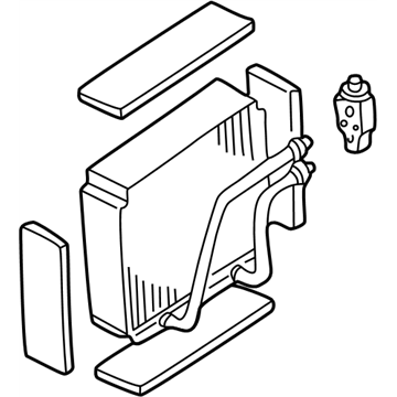 Nissan 27280-0W002 Evaporator Assy-Cooler