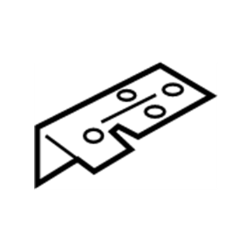 Nissan 68141-EN00A Bracket-Connector,Instrument Side