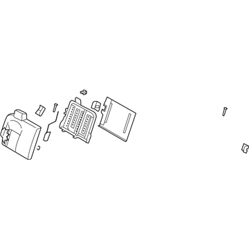 Nissan 88600-JM05B Back Assy-Rear Seat,RH