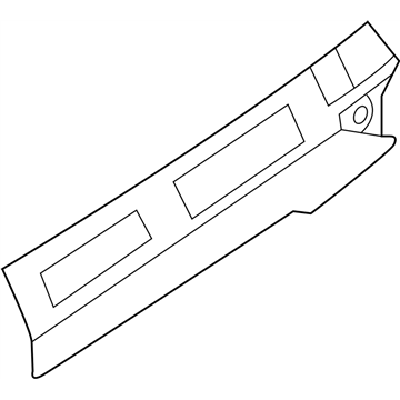 Nissan 77789-1JA0B FINISHER-Guide Rail End LH