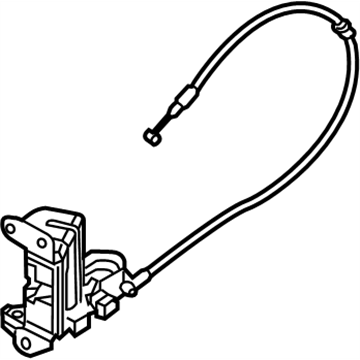 Nissan 82541-3LM0B Base-Slide Door Lock,LH
