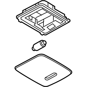 Nissan 26410-5ZT0D Lamp Assy-Luggage Lamp