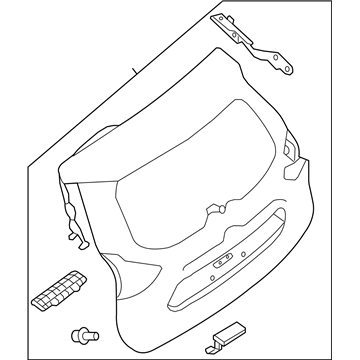 Nissan 9001A-4BN0C Door - Back