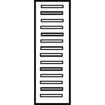 Nissan 24313-EZ00A Label-Fuse Block