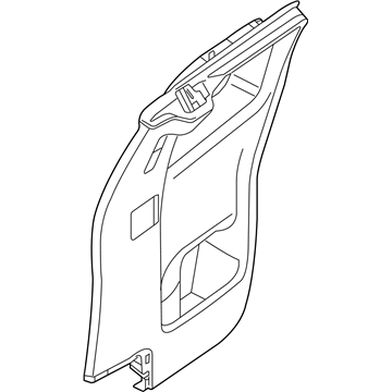 Nissan 82900-EA003 Finisher Assy-Rear Door,RH