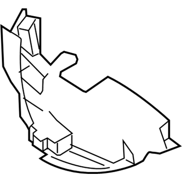 Nissan 748A3-4BC0A Diffuser-Rear,LH