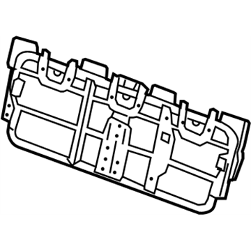 Nissan 89601-ZM00A Frame Assembly-3RD Seat Back