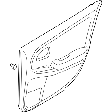 Nissan 82900-3Y000 Finisher Assy-Rear Door,RH