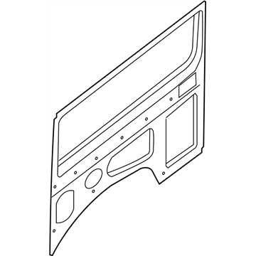 Nissan 76650-9JH5A Panel Assembly-Side,Rear Inner