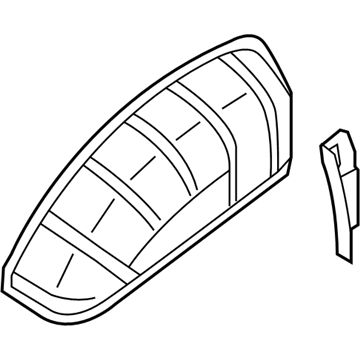 Nissan 76750-1PA0A Wheel House-Rear,Inner RH