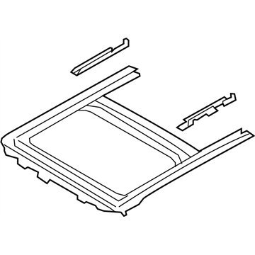 Nissan 91350-1KA0B Rail Assy-Sunroof