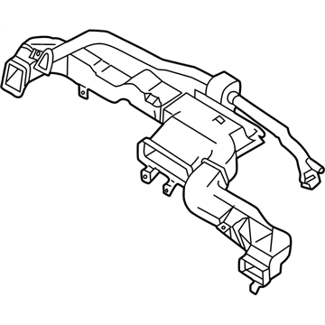 Nissan 27860-8J000 Duct-Ventilator,Center