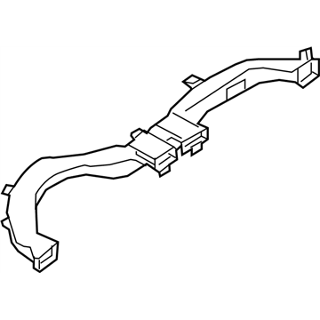 Nissan 27860-4RA0A Duct-Ventilator,Center