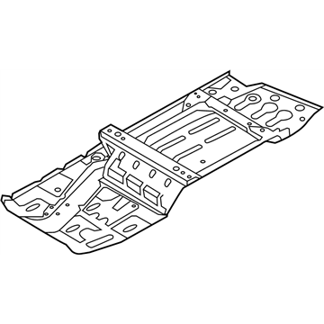 2012 Nissan Leaf Floor Pan - G4320-3NAMA