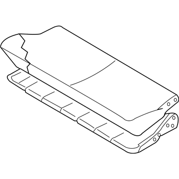 Nissan 89300-5Z110 Cushion Assy-3RD Seat