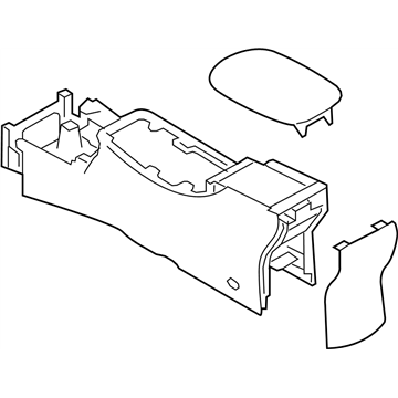 Nissan 96910-3NF0A Console Box-Center