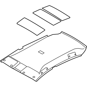 Nissan 739B0-EL10A Module Assembly-Roof Trim