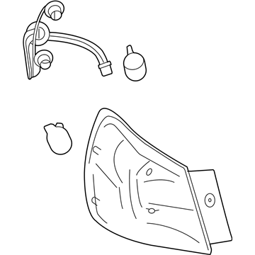 Nissan 26555-JM00A Lamp Assembly-Rear Combination,LH