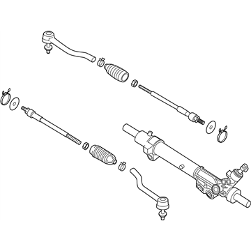 2013 Nissan Altima Rack And Pinion - 49001-3TA0A