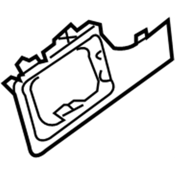 Nissan 68221-ZQ01A FASTENER-Instrument Panel