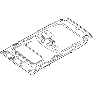 Nissan 739B0-ZS00A Module Assembly-Roof Trim