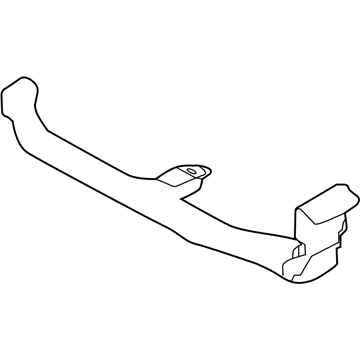 Nissan 27933-5AA0A Duct-Floor,Rear Air Conditioner