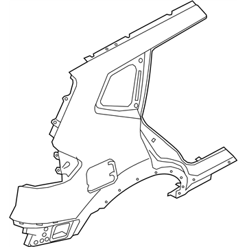 2014 Nissan Rogue Fender - 78113-4BA0A