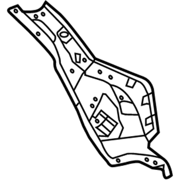 Nissan G7630-3KAMA Pillar Assy-Back,Inner RH